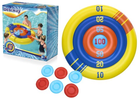 Dmuchana Gra Basenowa Zręcznościowa Tarcza, Frisbee 140 cm Bestway 52566 Bestway Dmuchana Gra Basenowa Zręcznościowa Tarcza, Frisbee 140 cm Bestway 52566 Bestway