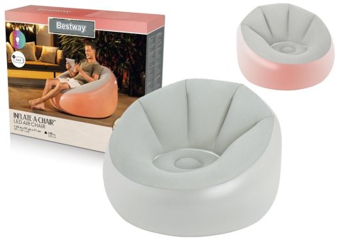 Dmuchany Fotel Podświetlany 102 x 97 x 71 cm Bestway 75086 Bestway Dmuchany Fotel Podświetlany 102 x 97 x 71 cm Bestway 75086 Bestway