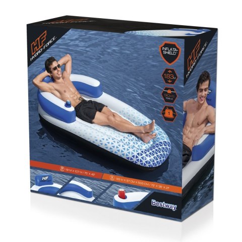 Dmuchany Materac, Fotel 191 x 107 cm Bestway 43533 Bestway Dmuchany Materac, Fotel 191 x 107 cm Bestway 43533 Bestway