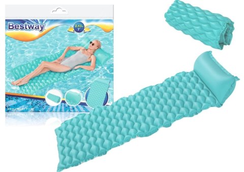 Dmuchany Materac Plażowy Turkusowy 213 x 86 cm Bestway 44020 Bestway Dmuchany Materac Plażowy Turkusowy 213 x 86 cm Bestway 44020 Bestway