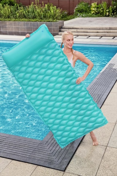 Dmuchany Materac Plażowy Turkusowy 213 x 86 cm Bestway 44020 Bestway Dmuchany Materac Plażowy Turkusowy 213 x 86 cm Bestway 44020 Bestway