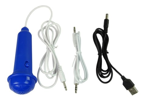 Elektryczne Pianino Keyboard Dla Dzieci Niebieskie Nuty USB LEAN Toys Elektryczne Pianino Keyboard Dla Dzieci Niebieskie Nuty USB LEAN Toys