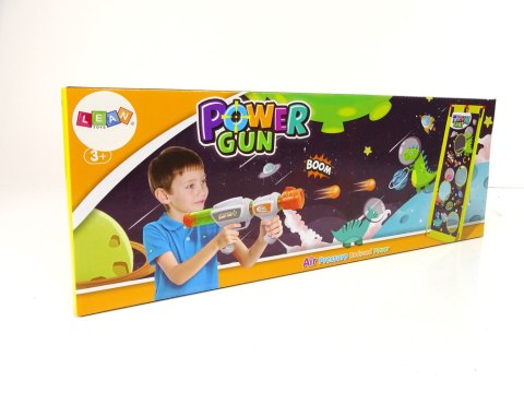 Gra Celność Pistolet Kulki Piankowe Plansza Dinozaury LEAN Toys Gra Celność Pistolet Kulki Piankowe Plansza Dinozaury LEAN Toys