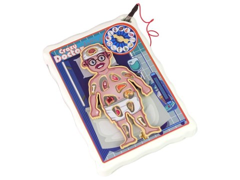 Gra Zręcznościowa Szalony Doktor Operacja Plansza LEAN Toys Gra Zręcznościowa Szalony Doktor Operacja Plansza LEAN Toys