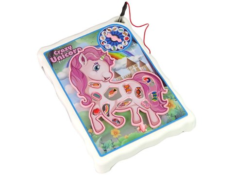 Gra Zręcznościowa Szalony Jednorożec Plansza LEAN Toys Gra Zręcznościowa Szalony Jednorożec Plansza LEAN Toys