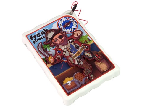 Gra Zręcznościowa Szalony Pirat Plansza LEAN Toys Gra Zręcznościowa Szalony Pirat Plansza LEAN Toys
