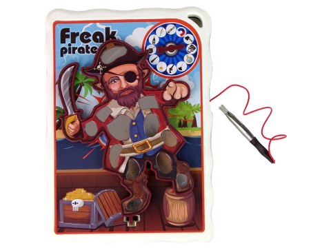 Gra Zręcznościowa Szalony Pirat Plansza LEAN Toys Gra Zręcznościowa Szalony Pirat Plansza LEAN Toys