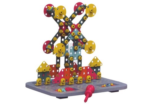 Klocki Konstrukcyjne W Skrzynce Majsterkowanie Wiertarka DIY LEAN Toys Klocki Konstrukcyjne W Skrzynce Majsterkowanie Wiertarka DIY LEAN Toys