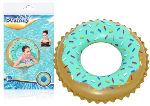 Koło Do Pływania Donut Miętowy 91 cm Bestway 36300 Bestway Koło Do Pływania Donut Miętowy 91 cm Bestway 36300 Bestway