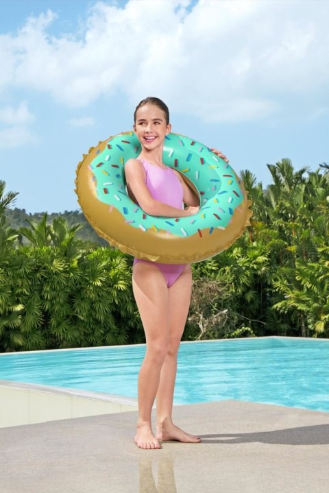Koło Do Pływania Donut Miętowy 91 cm Bestway 36300 Bestway Koło Do Pływania Donut Miętowy 91 cm Bestway 36300 Bestway