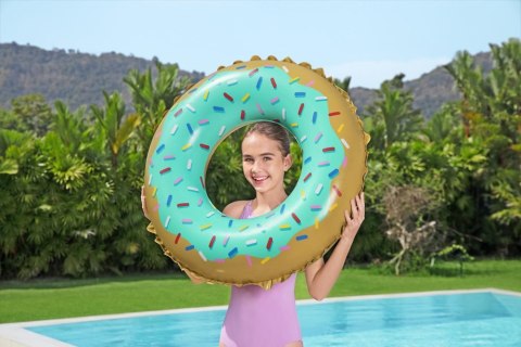 Koło Do Pływania Donut Miętowy 91 cm Bestway 36300 Bestway Koło Do Pływania Donut Miętowy 91 cm Bestway 36300 Bestway