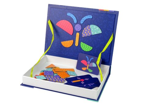 Magnetyczna Układanka Edukacyjna Kształty 84 Magnesy Karty LEAN Toys Magnetyczna Układanka Edukacyjna Kształty 84 Magnesy Karty LEAN Toys