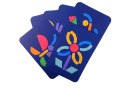 Magnetyczna Układanka Edukacyjna Kształty 84 Magnesy Karty LEAN Toys