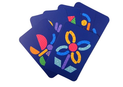 Magnetyczna Układanka Edukacyjna Kształty 84 Magnesy Karty LEAN Toys Magnetyczna Układanka Edukacyjna Kształty 84 Magnesy Karty LEAN Toys