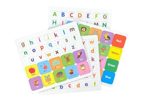 Magnetyczna Układanka Książka Angielski Alfabet Obrazki LEAN Toys Magnetyczna Układanka Książka Angielski Alfabet Obrazki LEAN Toys