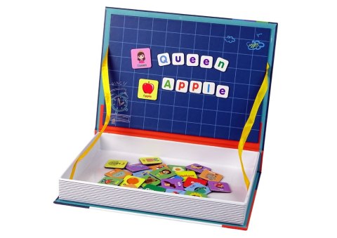 Magnetyczna Układanka Książka Angielski Alfabet Obrazki LEAN Toys Magnetyczna Układanka Książka Angielski Alfabet Obrazki LEAN Toys