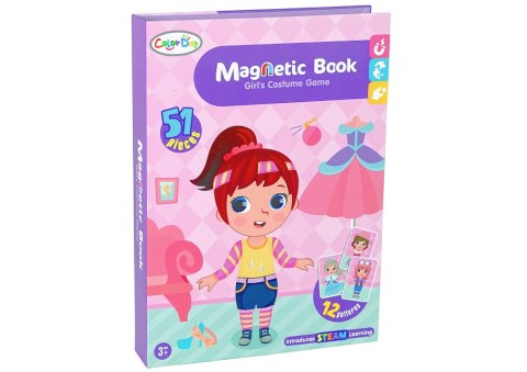 Magnetyczna Układanka Książka Przebieralnia Kostiumy LEAN Toys Magnetyczna Układanka Książka Przebieralnia Kostiumy LEAN Toys