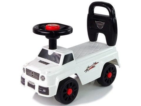 Samochód Jeździk QX-5500- 2 Klakson Oparcie Biały LEAN CARS Samochód Jeździk QX-5500- 2 Klakson Oparcie Biały LEAN CARS