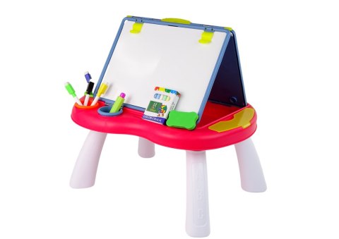 Tablica 2w1 Stolik Kredowa Pisaki Gra Chińczyk Węże LEAN Toys Tablica 2w1 Stolik Kredowa Pisaki Gra Chińczyk Węże LEAN Toys