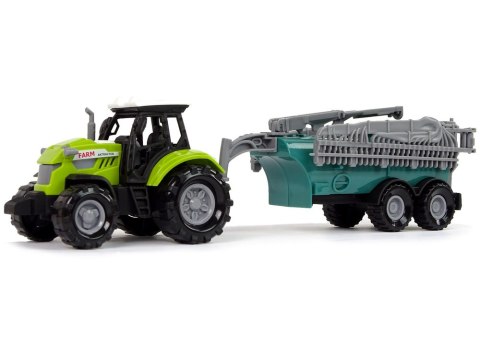 Traktor Rolniczy z Opryskiwaczem Farma Dźwięk Zielony LEAN Toys Traktor Rolniczy z Opryskiwaczem Farma Dźwięk Zielony LEAN Toys