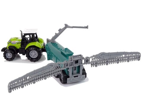 Traktor Rolniczy z Opryskiwaczem Farma Dźwięk Zielony LEAN Toys Traktor Rolniczy z Opryskiwaczem Farma Dźwięk Zielony LEAN Toys