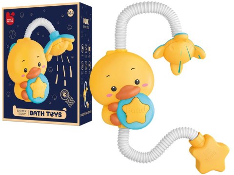 Zabawka Do Kąpieli Kaczka Kaczuszka Prysznic Na Baterie LEAN Toys Zabawka Do Kąpieli Kaczka Kaczuszka Prysznic Na Baterie LEAN Toys