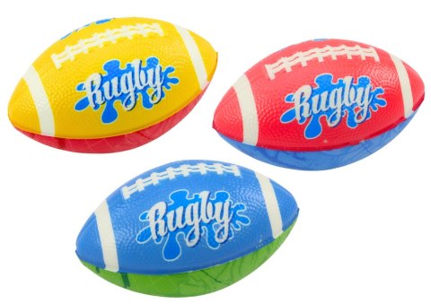 Zestaw 3 Piankowych Piłek Do Rugby 3 Kolory LEAN Toys Zestaw 3 Piankowych Piłek Do Rugby 3 Kolory LEAN Toys