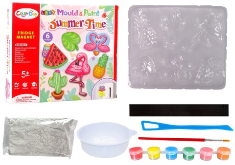 Zestaw DIY Do Malowania Wakacje Flaming Arbuz Gips Magnesy LEAN Toys Zestaw DIY Do Malowania Wakacje Flaming Arbuz Gips Magnesy LEAN Toys