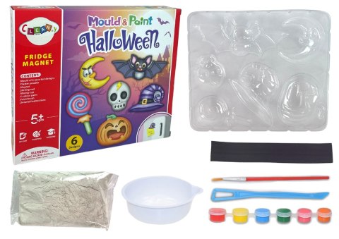 Zestaw DIY Halloween Magnesy Odlewy Gipsowe Dynia LEAN Toys Zestaw DIY Halloween Magnesy Odlewy Gipsowe Dynia LEAN Toys