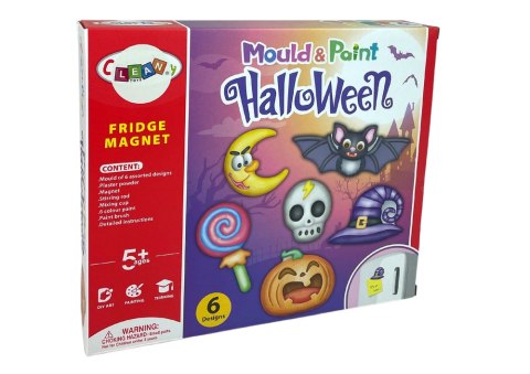 Zestaw DIY Halloween Magnesy Odlewy Gipsowe Dynia LEAN Toys Zestaw DIY Halloween Magnesy Odlewy Gipsowe Dynia LEAN Toys