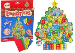 Zestaw DIY Kolorowa Mozaika Święta Wyklejanka Choinka LEAN TOYS