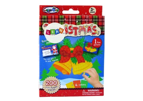 Zestaw DIY Kolorowa Mozaika Święta Wyklejanka Dzwonek LEAN TOYS Zestaw DIY Kolorowa Mozaika Święta Wyklejanka Dzwonek LEAN TOYS