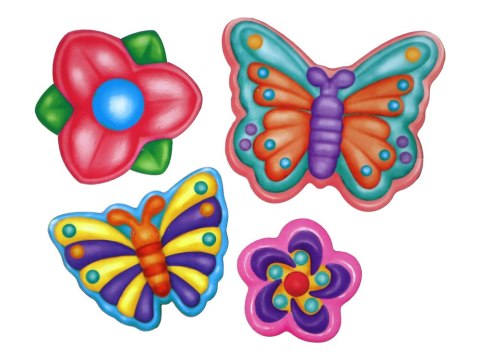 Zestaw Kreatywny DIY Magnesy Na Lodówkę Motyle Kwiatki LEAN TOYS Zestaw Kreatywny DIY Magnesy Na Lodówkę Motyle Kwiatki LEAN TOYS