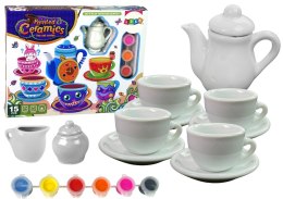 Zestaw Kreatywny Do Herbaty DIY Farby Porcelana LEAN Toys