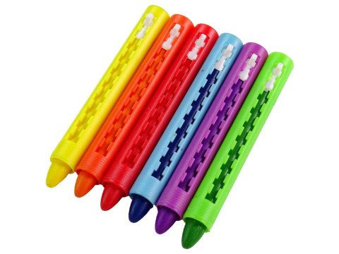 Zestaw Kredki Pastelowe Pastele 6 szt. LEAN TOYS Zestaw Kredki Pastelowe Pastele 6 szt. LEAN TOYS