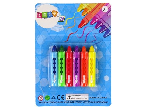 Zestaw Kredki Pastelowe Pastele 6 szt. LEAN TOYS Zestaw Kredki Pastelowe Pastele 6 szt. LEAN TOYS