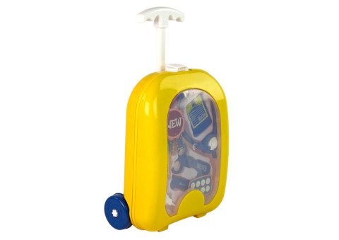 Zestaw Lekarski w Plecaku Doktor Stetoskop Nożyczki Żółty LEAN Toys Zestaw Lekarski w Plecaku Doktor Stetoskop Nożyczki Żółty LEAN Toys