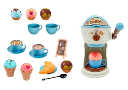 Zestaw Słodkości Kawiarnia Maszynka Do Lodów Filiżanki Babeczki LEAN Toys