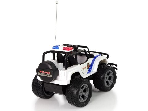 Auto R/C Policja Jeep Policyjny 1:14 Zdalnie Sterowane Efekty Świetlne LEAN Toys Auto R/C Policja Jeep Policyjny 1:14 Zdalnie Sterowane Efekty Świetlne LEAN Toys