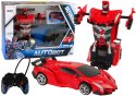 Auto Robot 2w1 Pilot R/C Zdalnie sterowane Czerwony LEAN Toys