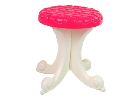 Bajowa Toaletka Małej Damy z taboretem Światło Dźwięk + akcesoria LEAN Toys Bajowa Toaletka Małej Damy z taboretem Światło Dźwięk + akcesoria LEAN Toys