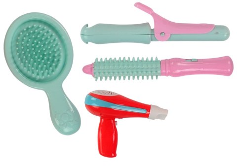 Bajowa Toaletka Małej Damy z taboretem Światło Dźwięk + akcesoria LEAN Toys Bajowa Toaletka Małej Damy z taboretem Światło Dźwięk + akcesoria LEAN Toys