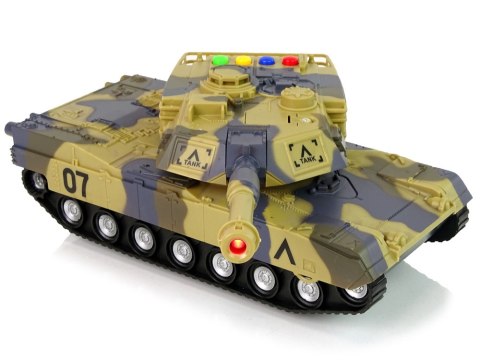 Czołg Wojskowy 1:16 Moro Brązowy Na Baterie Dźwięk Strzały LEAN Toys Czołg Wojskowy 1:16 Moro Brązowy Na Baterie Dźwięk Strzały LEAN Toys