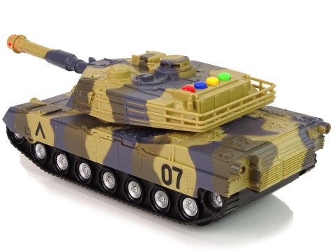 Czołg Wojskowy 1:16 Moro Brązowy Na Baterie Dźwięk Strzały LEAN Toys Czołg Wojskowy 1:16 Moro Brązowy Na Baterie Dźwięk Strzały LEAN Toys