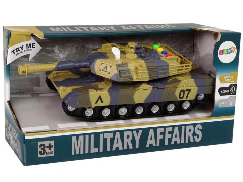 Czołg Wojskowy 1:16 Moro Brązowy Na Baterie Dźwięk Strzały LEAN Toys Czołg Wojskowy 1:16 Moro Brązowy Na Baterie Dźwięk Strzały LEAN Toys
