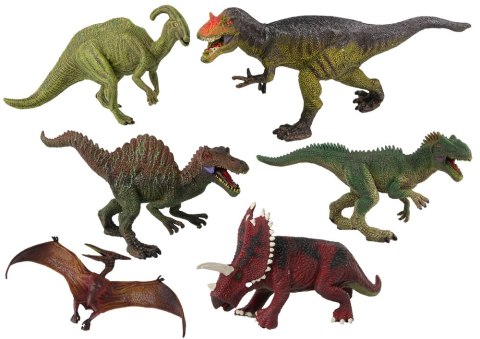 Duży Zestaw Dinozaurów 6 sztuk Figurka Dinozaur Prehistoryczne Okazy LEAN Toys Duży Zestaw Dinozaurów 6 sztuk Figurka Dinozaur Prehistoryczne Okazy LEAN Toys
