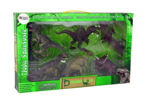 Duży Zestaw Dinozaurów 6 sztuk Figurka Dinozaur Prehistoryczne Okazy LEAN Toys Duży Zestaw Dinozaurów 6 sztuk Figurka Dinozaur Prehistoryczne Okazy LEAN Toys
