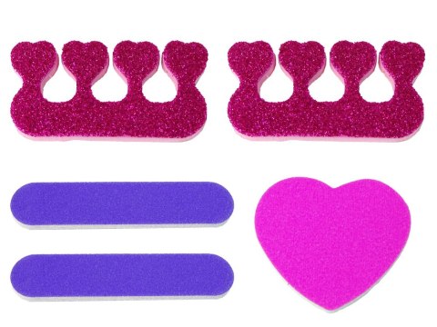 Duży Zestaw Do Malowania Paznokci Lakiery Naklejki Separatory LEAN Toys Duży Zestaw Do Malowania Paznokci Lakiery Naklejki Separatory LEAN Toys