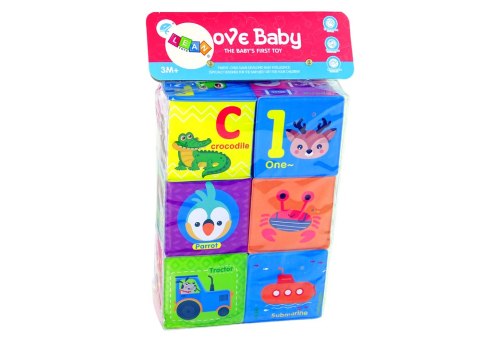 Edukacyjne Klocki Piankowe Dla Malucha Układanka Obrazki LEAN Toys Edukacyjne Klocki Piankowe Dla Malucha Układanka Obrazki LEAN Toys