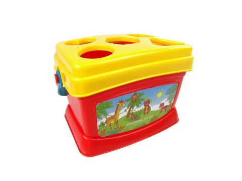 Edukacyjne Wiaderko Kubeczki Piramidka Łódki Sorter Do Kąpieli LEAN Toys Edukacyjne Wiaderko Kubeczki Piramidka Łódki Sorter Do Kąpieli LEAN Toys